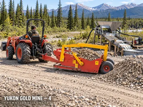 Yukon Gold Mine:  Gravel Delivery — application concept