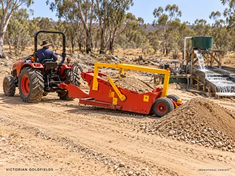 Victorian Goldfields Sluice Approach — application concept